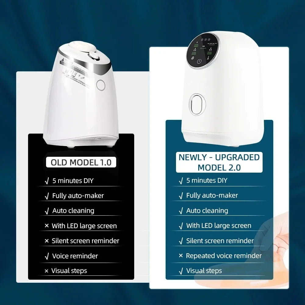 Face DIY Mask Machine Self-Make Natural Fruit DIY Vegetable Juice Collagen Maker Home Use Beauty Salon SPA Skin Care Mask Device