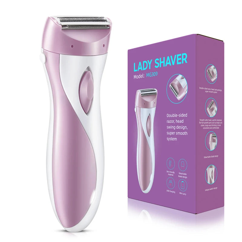 Women's razor, household full-body USB electric hair removal instrument, suitable for suitable for armpit, arm, bikini line, leg