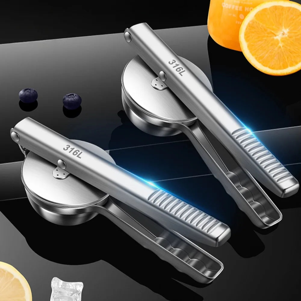 316 Stainless Steel Manual Juicer Processor Lemon Squeezer Orange Fruit Household Lemon Clip Fruit Pressing Kitchen Accessories