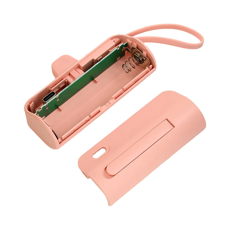 Mini Portable 21700 Battery Case Battery Power Charger DIY Case Power Bank Enclosure Battery Case for21700 /18650 Batteries