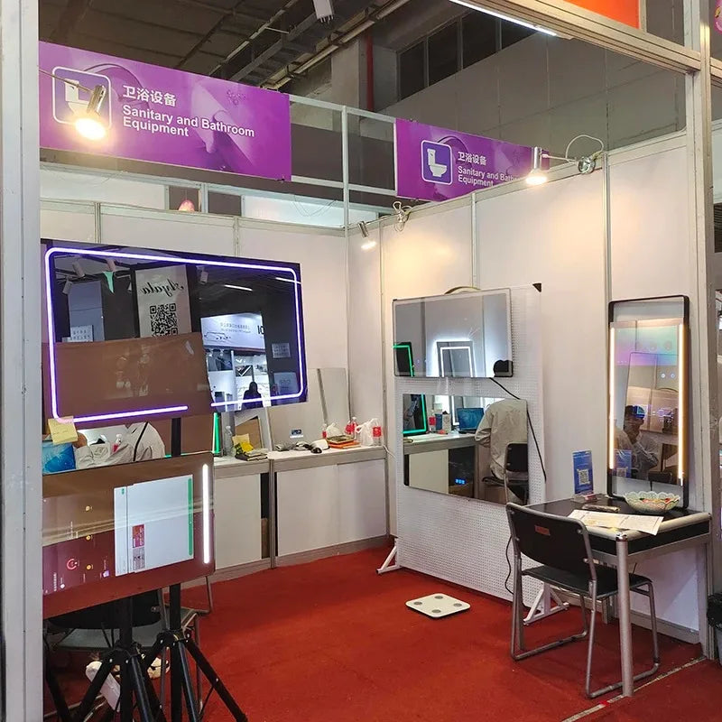 Customized Smart Magic Mirror Full Function Glass Smart Android Tv Mirror Smart Led Bathroom Mirror with Touch Screen Hotel