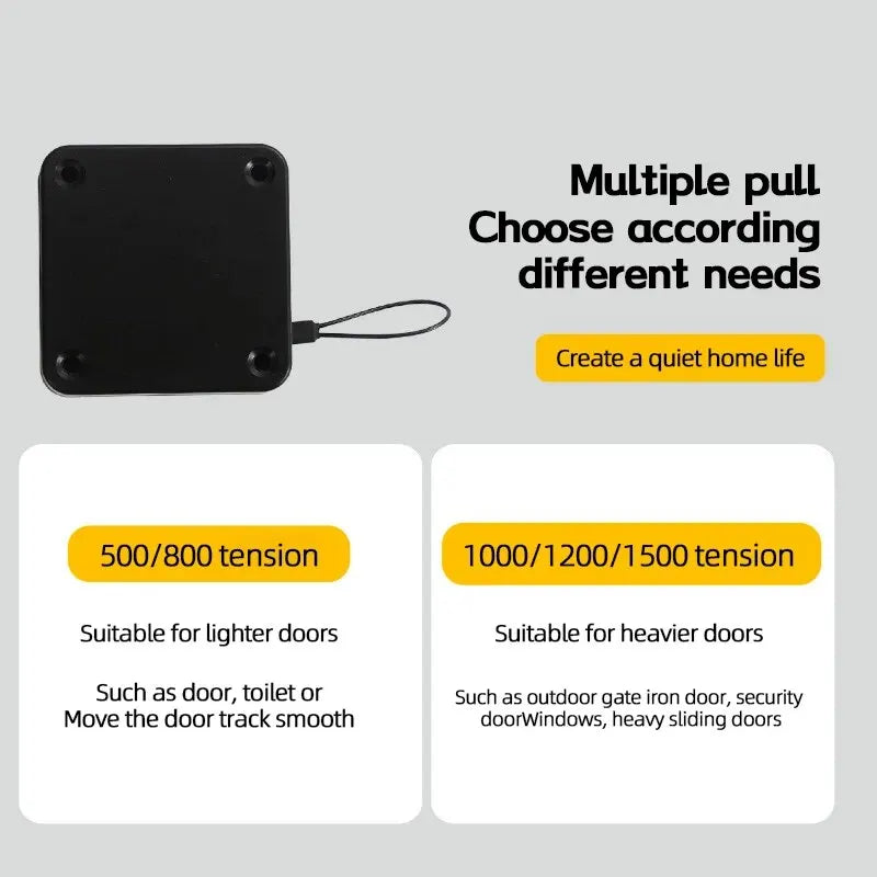 Fechador Automático de Porta Silencioso