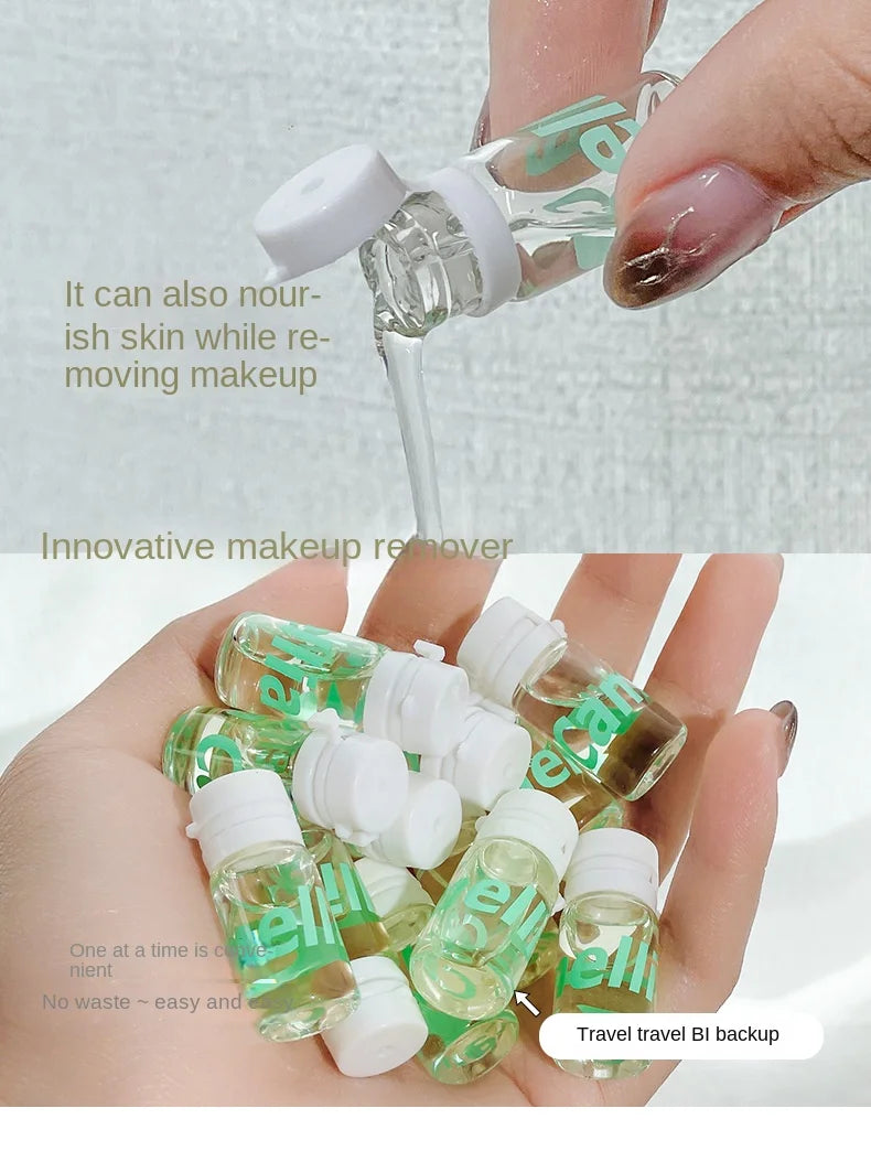 Camellia Deep Cleansing Rapid Milk Makeup Remover Oil Eye & Face Vegan Make-Up Remover 20pcs Set