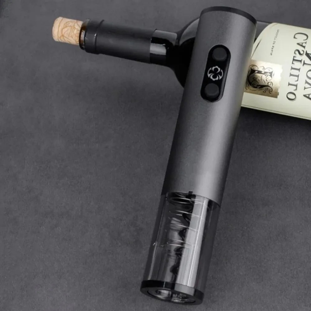 Electric Wine Bottle Opener USB Rechargable Automatic Wine Corkscrew with Foil Cutter Corkscrew Kitchen Gadgets for Party Bar