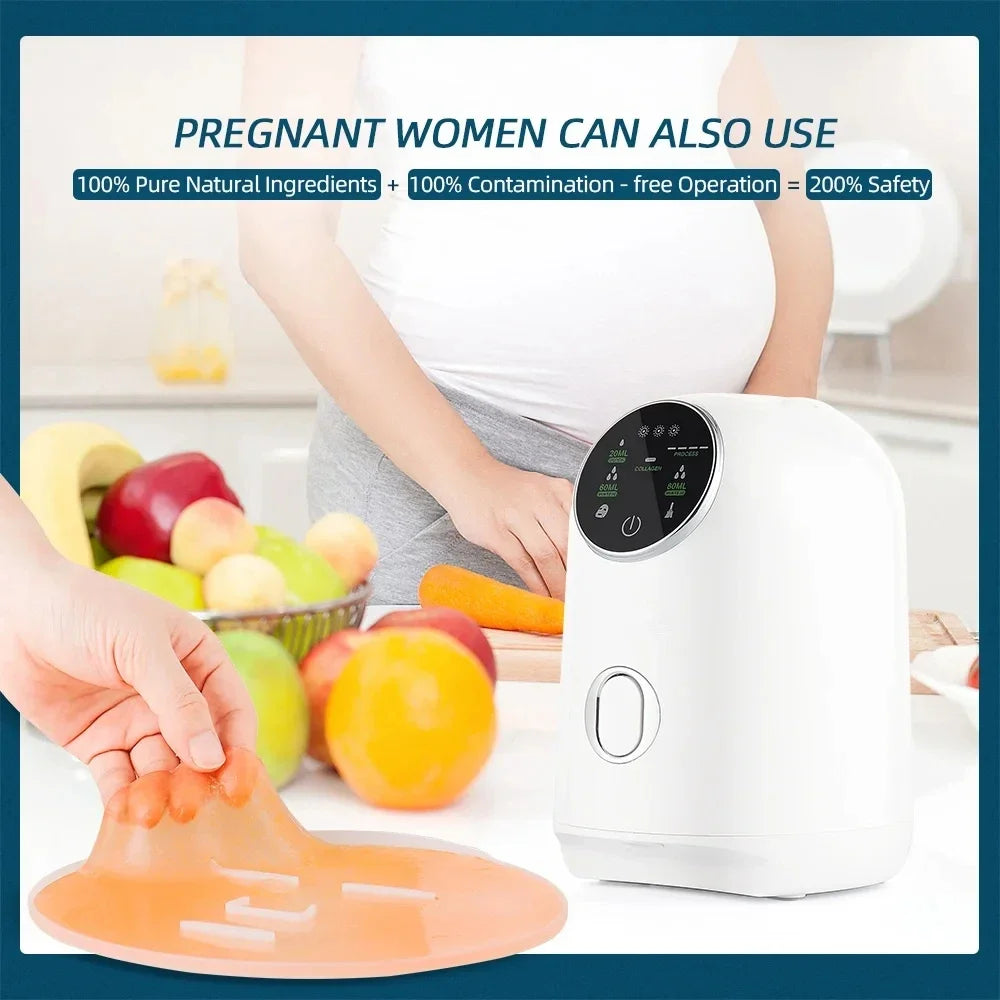 Face DIY Mask Machine Self-Make Natural Fruit DIY Vegetable Juice Collagen Maker Home Use Beauty Salon SPA Skin Care Mask Device