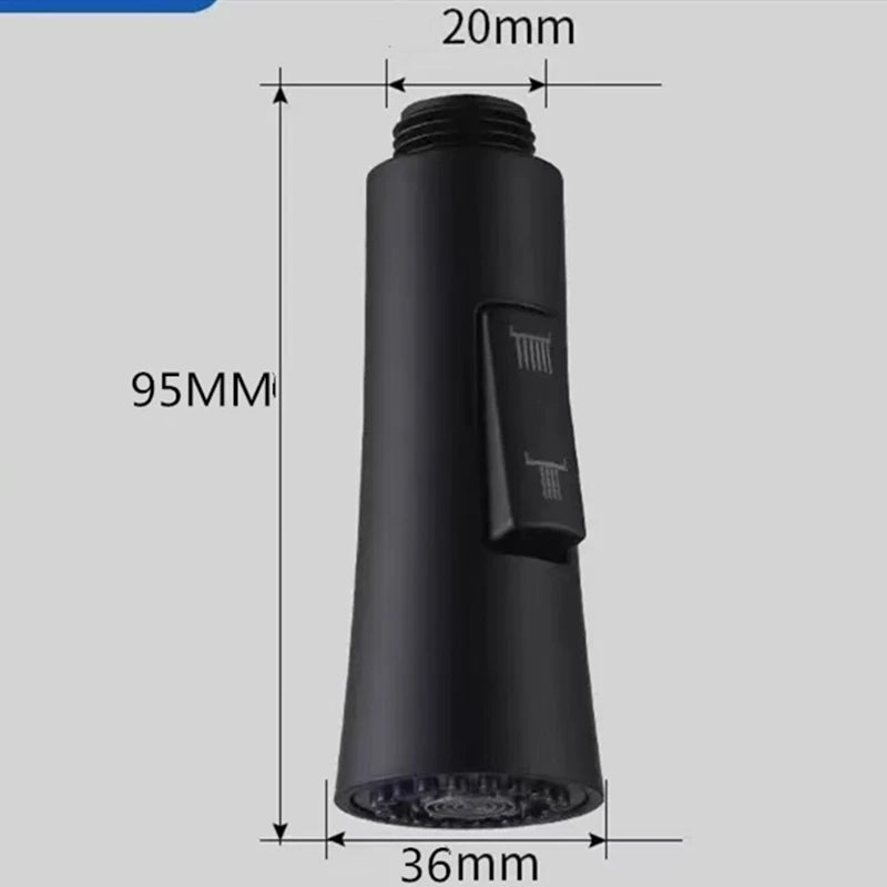 Kitchen Tap Pull Out Shower Head Water Spray Head Sprinkler Mixer Aerator Kitchen Water Saving Faucet Replacement Shower Head