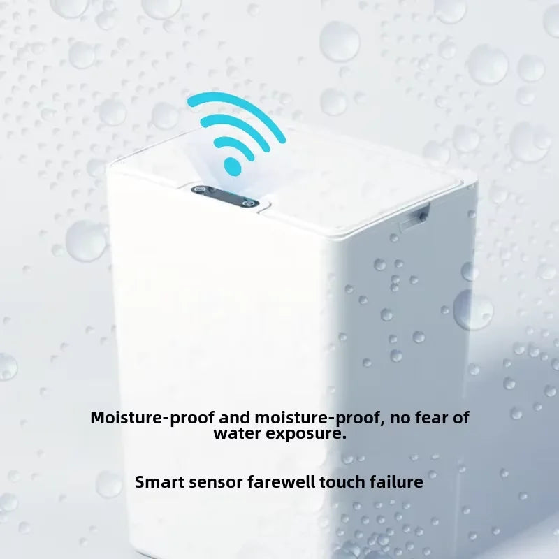 NEW Smart Trash Can Automatic Sensor Home Bathroom Kitchen Living Room Bedroom Medical Waste Bin Simple Electric Plastic