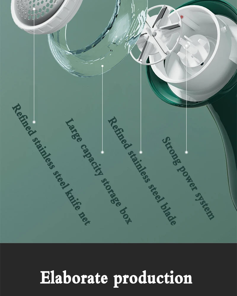 Electric Lint Remover For Clothing Hair Ball Trimmer Fuzz Clothes Sweater Carpet Fluff Spool Shaver USB Rechargeable