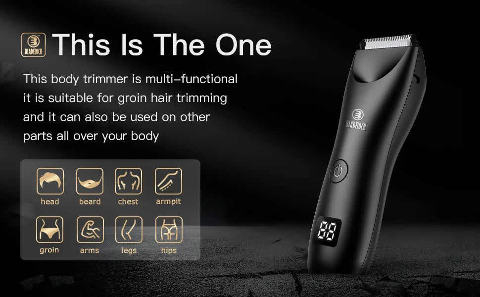 Mens Body Hair Trimmer Balls Shaver for sensitive areas Hair Removal Bikini Trimmer Groin & Body Shaver Groomer Arm Beard Razor