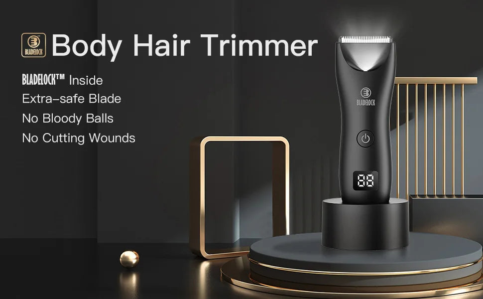 Mens Body Hair Trimmer Balls Shaver for sensitive areas Hair Removal Bikini Trimmer Groin & Body Shaver Groomer Arm Beard Razor