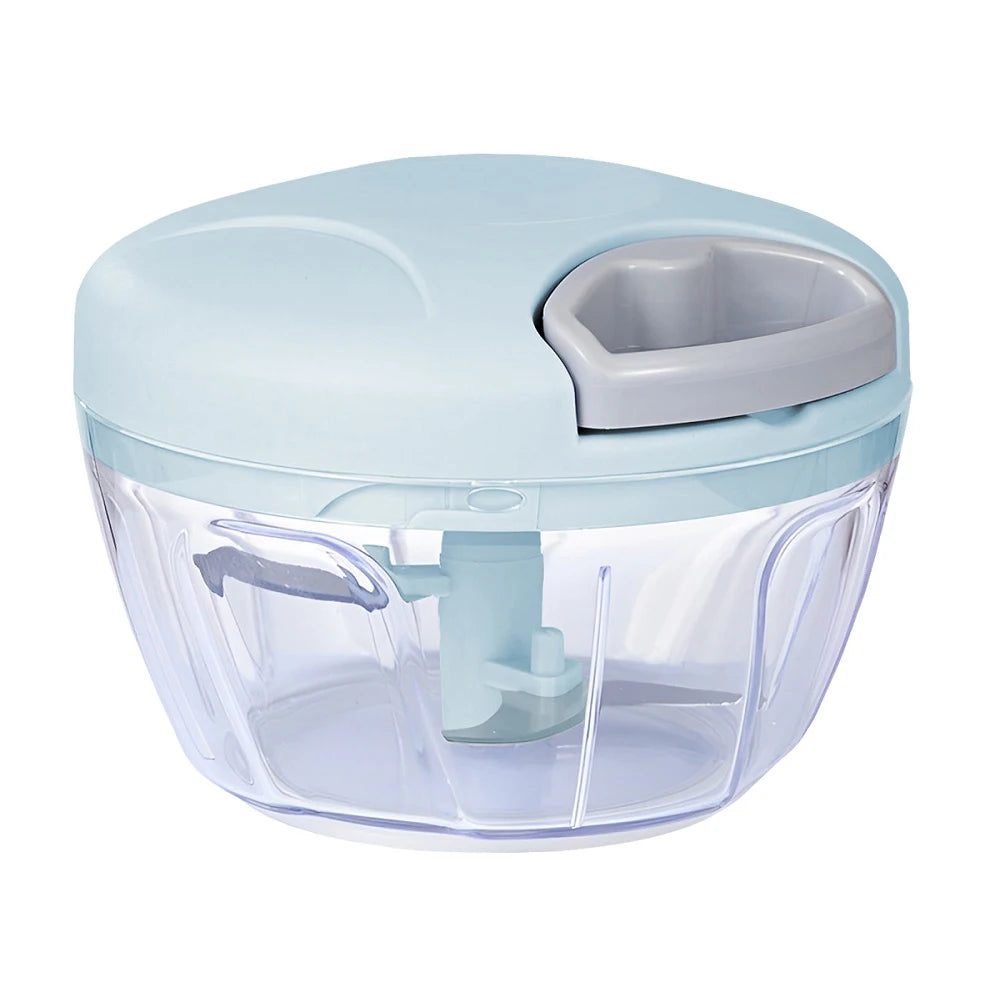 Home Kitchen Manual Ginger Grinder Garlic 500ml/900ml Mud Splasher Multifunctional Food Vegetable Cutter Handheld Meat Grinder