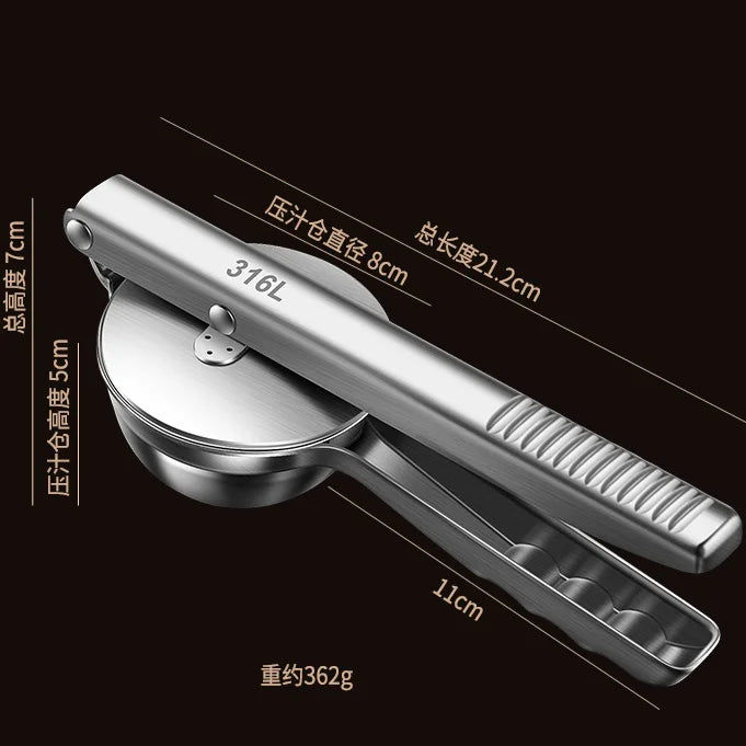316 Stainless Steel Manual Juicer Processor Lemon Squeezer Orange Fruit Household Lemon Clip Fruit Pressing Kitchen Accessories
