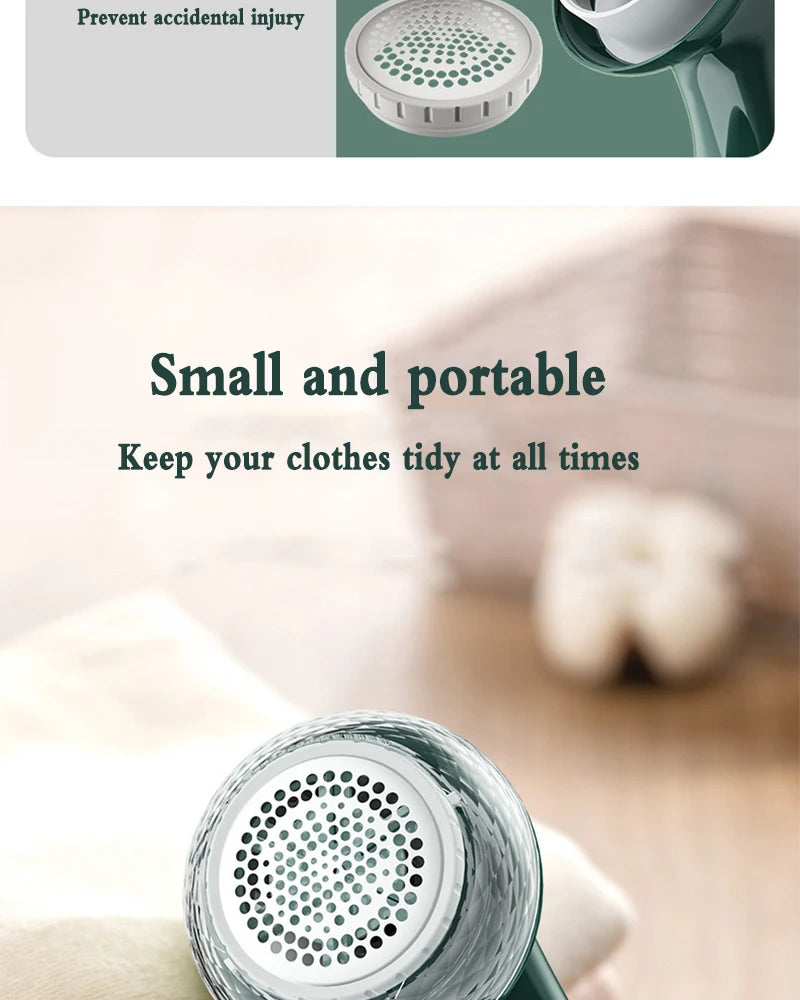 Electric Lint Remover For Clothing Hair Ball Trimmer Fuzz Clothes Sweater Carpet Fluff Spool Shaver USB Rechargeable