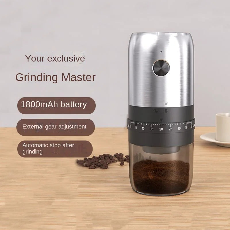 Portable Coffee Grinder Electric USB Rechargeable Home Outdoor Blenders Profession Adjustable Coffee Beans Grinding for Kitchen