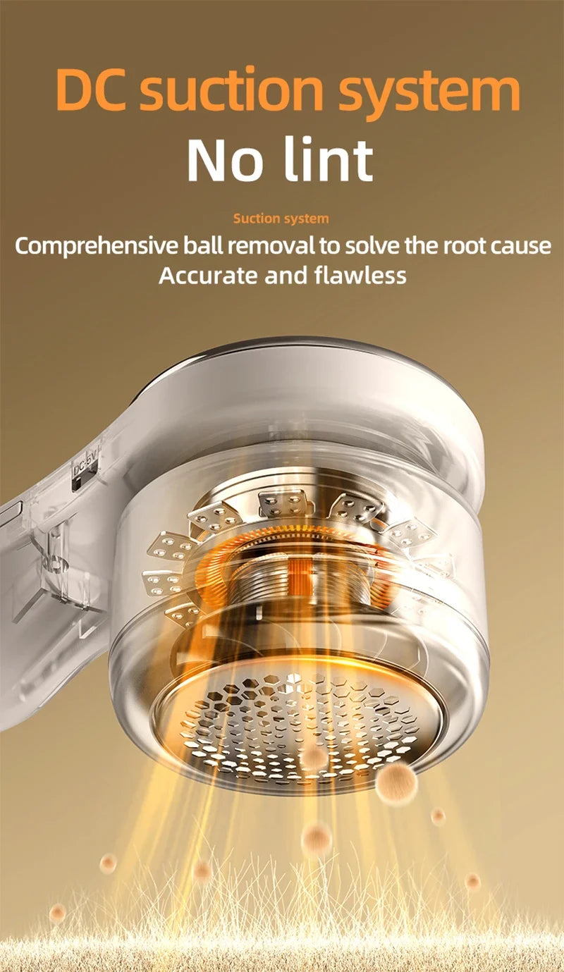 Electric Lint Remover for Clothes LCD Display USB Rechargeable Portable Hair Balls Fuzz Removers Household Fabric Shaver