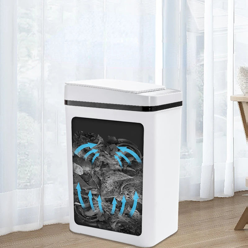 12L Smart Trash Can Automatic Sensor Garbage Can For Bathroom Kitchen Garbage Cube Living Room Recycle Bins Home Accessories