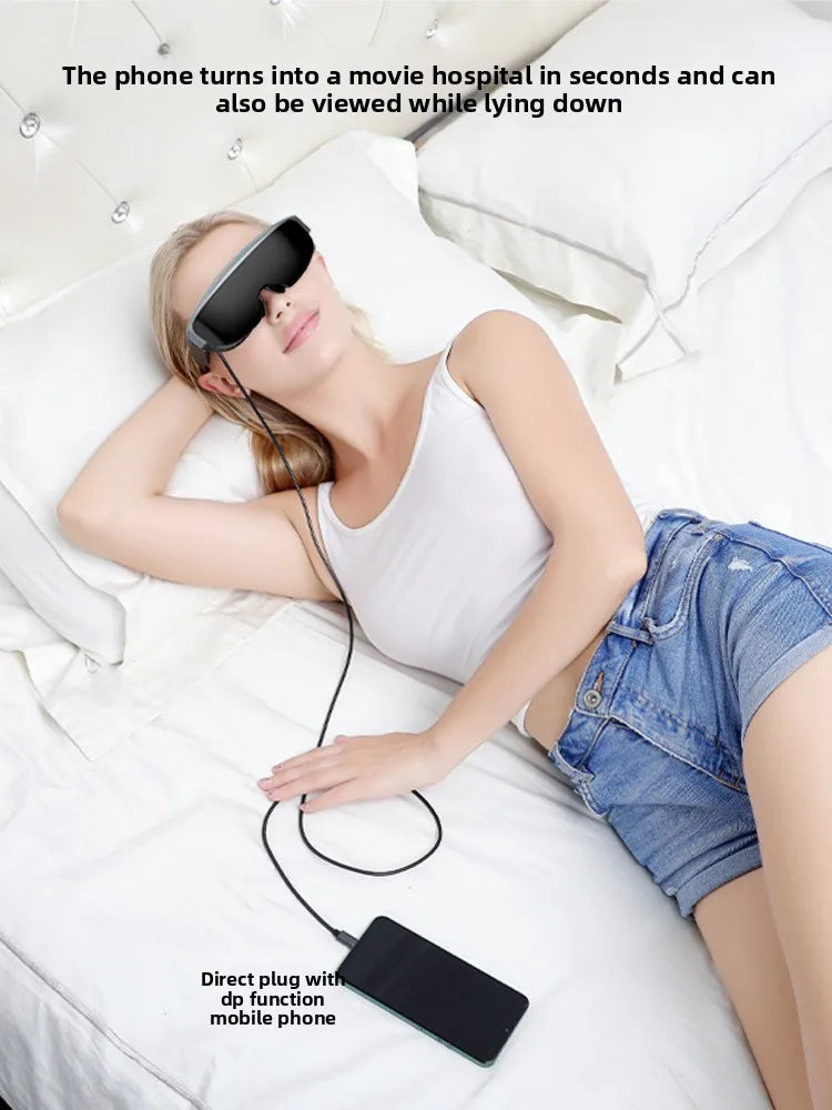 Por    screen high definition giant screen light and thin AR intelligent augmented reality video glasses