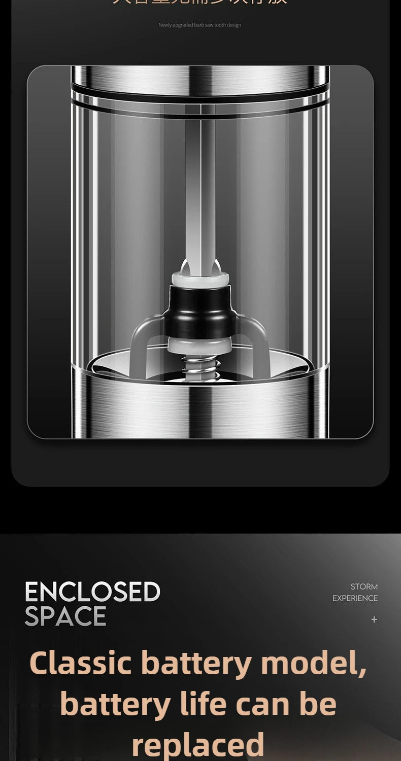 Electric Pepper Grinder Automatic Spice Grinder USB Rechargeable Adjustable Coarseness Spice Mill Kitchen Gadget Tools