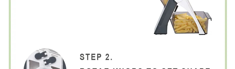 Cortador e Fatiador de Legumes Multifuncional