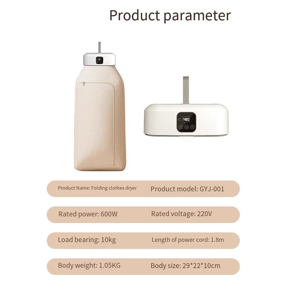 Secador Elétrico Portátil