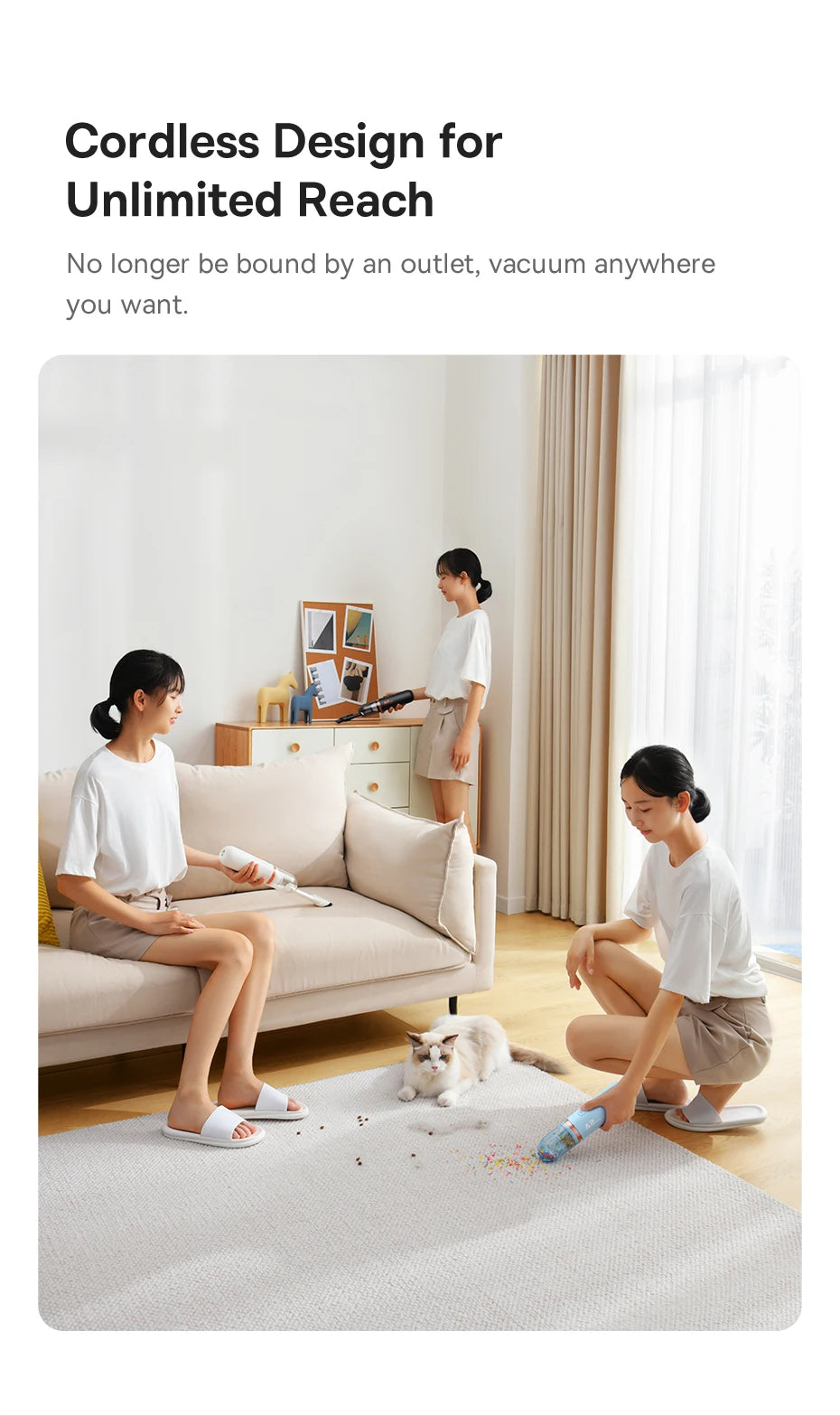 Baseus Car Vacuum Cleaner Mini Handheld Auto Vacuum Cleaner 6000Pa Powerful Suction Blow & Vacuum 2 In1 For Home & Car & Office