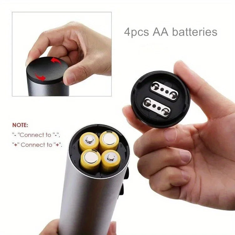 Electric Wine Bottle Opener USB Rechargable Automatic Wine Corkscrew with Foil Cutter Corkscrew Kitchen Gadgets for Party Bar