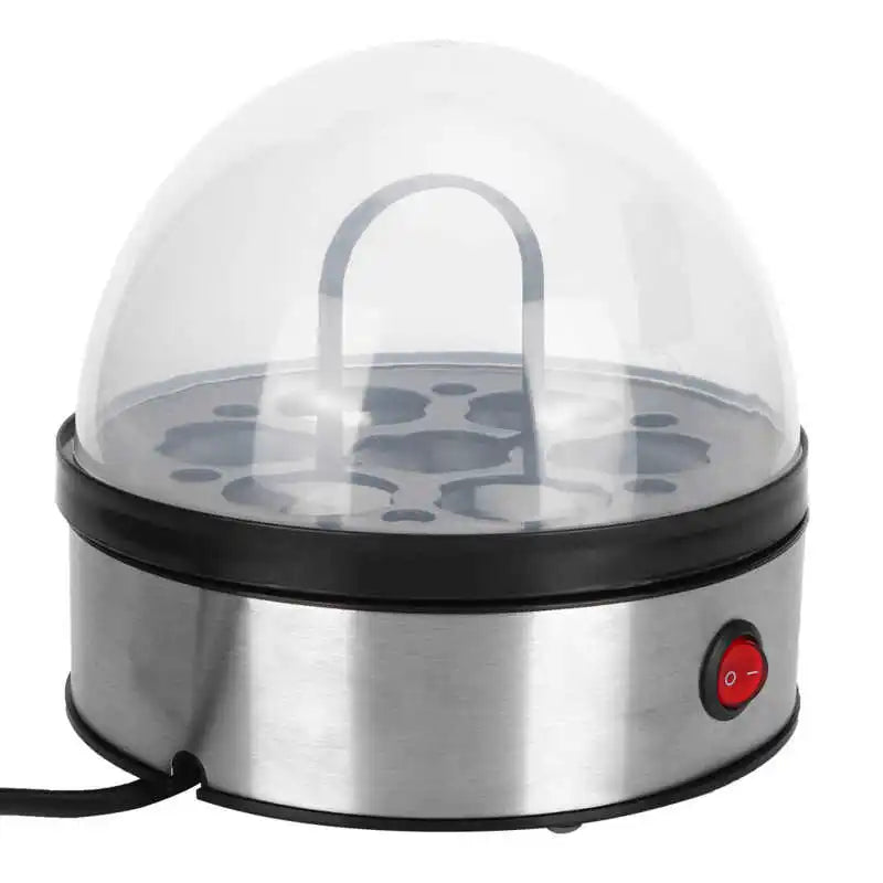 Electric Egg Steamer Cooker 7 Eggs Steamer Boiler Mini Stainless Steel Egg Cooking Machine Kitchen Home Appliance EU 220V