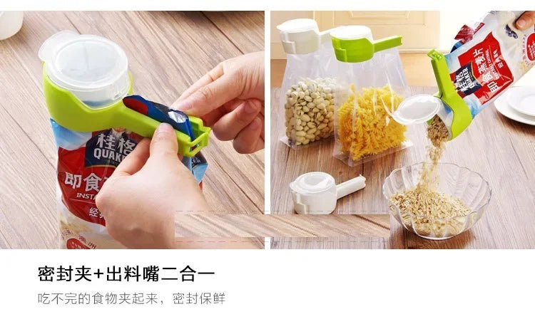 1PC Creative Food Preservation Sealing Clip Plastic Snack Storage Bag Clips Packing for Food Kitchen Accessories