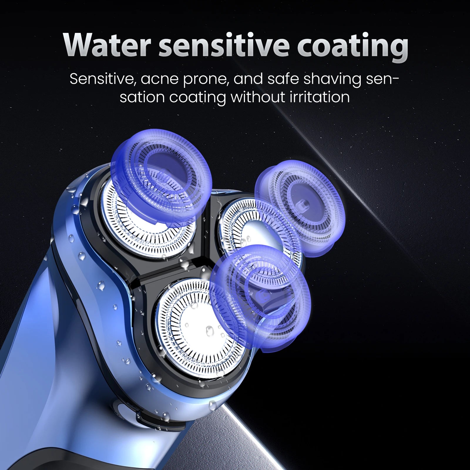 Sejoy Electric Razor for Men Rechargeable Electric Shavers Rotary Portable Travel Razor Idea Gift Beard Trimmer