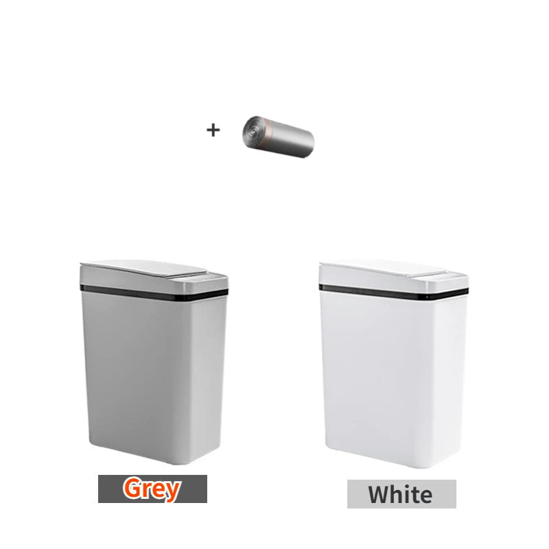 12L Smart Trash Can Automatic Sensor Garbage Can For Bathroom Kitchen Garbage Cube Living Room Recycle Bins Home Accessories