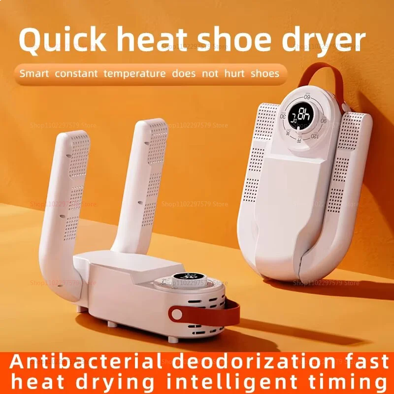 Intelligent Timer Shoe Dryer Adjustable Dryer Quick Drying Deodorizing Sterilizing Shoe Dryer Household Shoe Warmer Heater