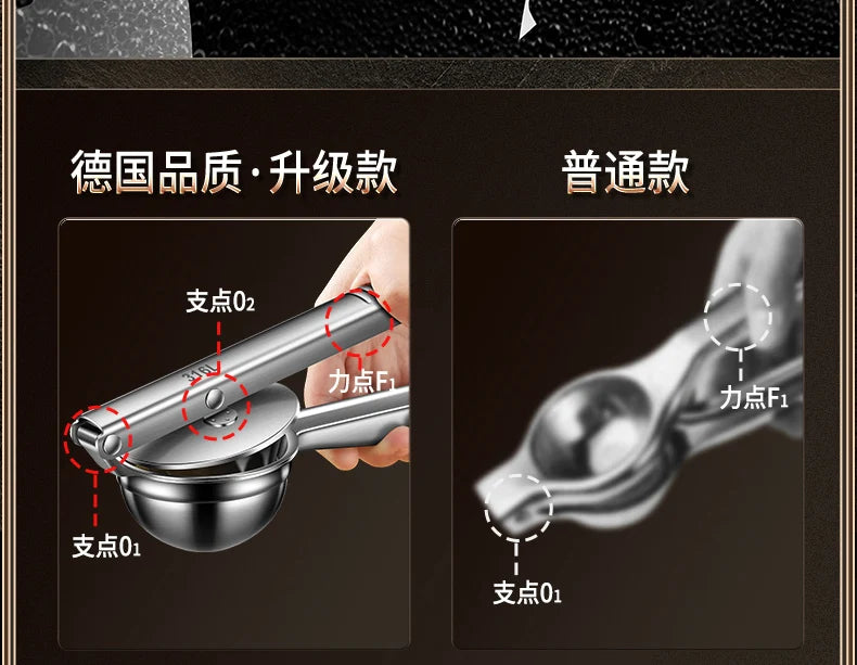 316 Stainless Steel Manual Juicer Processor Lemon Squeezer Orange Fruit Household Lemon Clip Fruit Pressing Kitchen Accessories