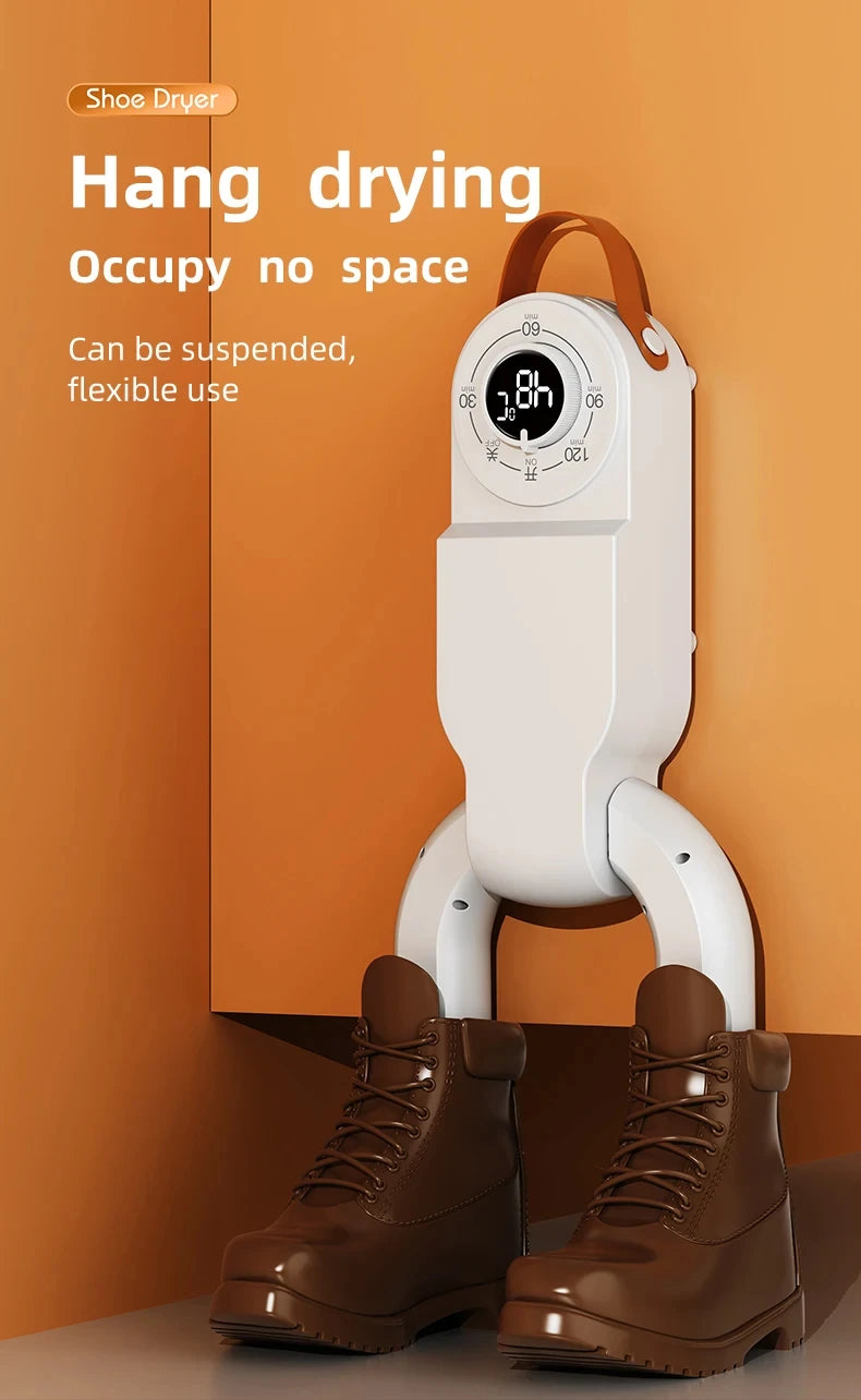 Intelligent Timer Shoe Dryer Adjustable Dryer Quick Drying Deodorizing Sterilizing Shoe Dryer Household Shoe Warmer Heater