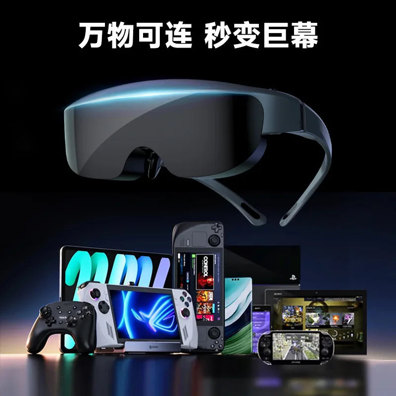 Por    screen high definition giant screen light and thin AR intelligent augmented reality video glasses