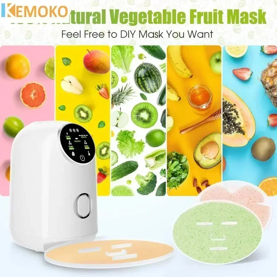 Face DIY Mask Machine Self-Make Natural Fruit DIY Vegetable Juice Collagen Maker Home Use Beauty Salon SPA Skin Care Mask Device