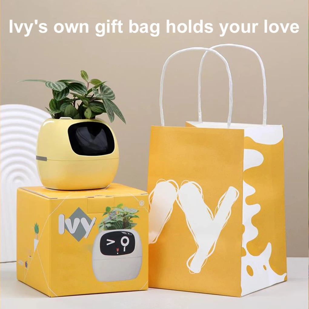 Smart Flowerpots Plant Cute Pet Intelligent Lazy Automatic Suction Flower Shape USB Rechargeable Indoor Plant Small Flower Pot