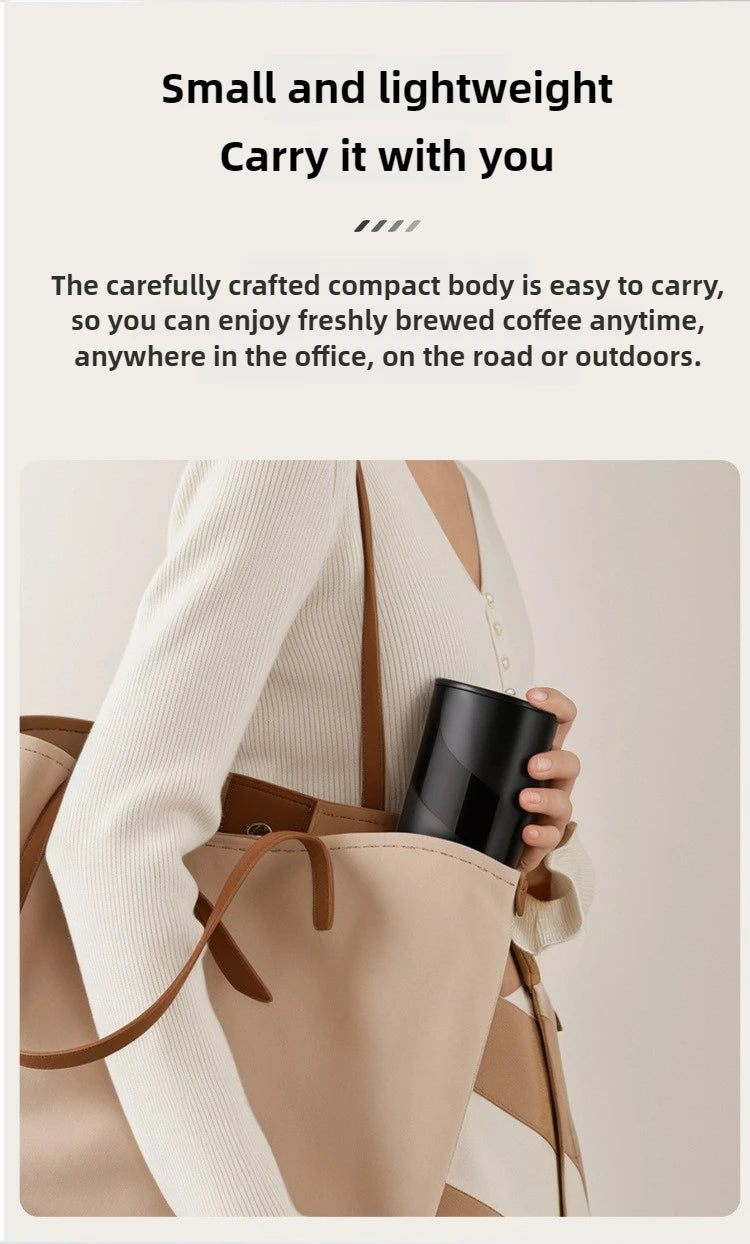 Cafeteira portátil mini recarregável para cápsulas