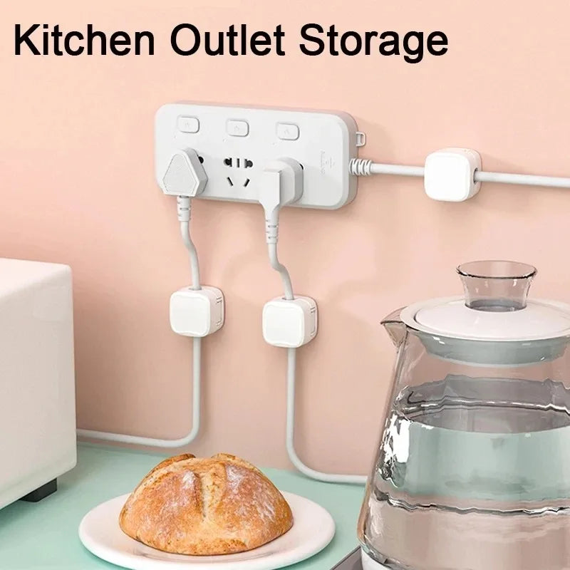 Magnetic Cable Clip 1/6 Pcs Cable Holder Adhesive Wire Keeper Cord Cable Organizer for Home Office Under Desk Management